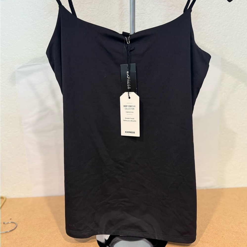 Express Women's Black body contour Cami Top